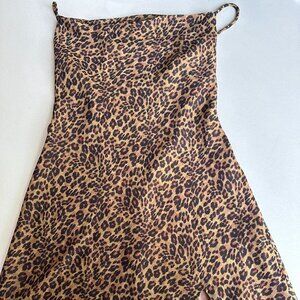 Staud Leopard Print Mini (Sz M)